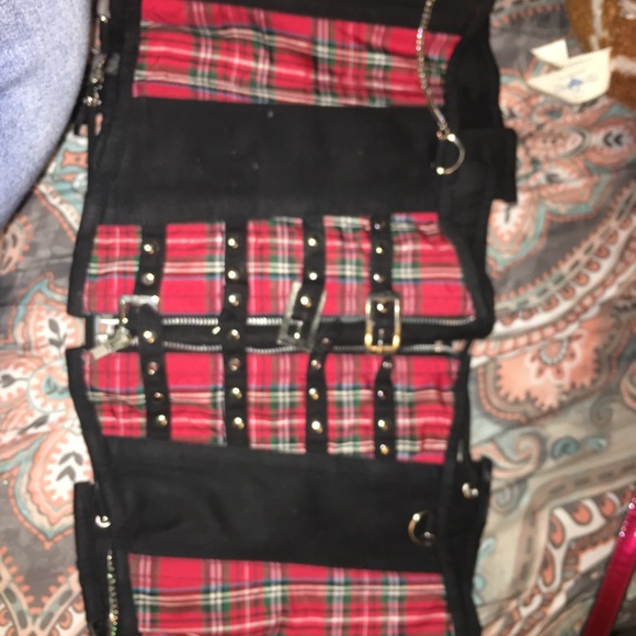 Punk corset- size 32- steel boned: ON HOLD - Picture 1 of 3